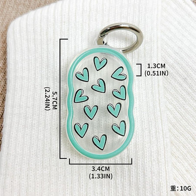 Blue Love Heart Smart Tag 2 Case Shockproof TPU Protective Cover Anti Lost Holder - Image 3